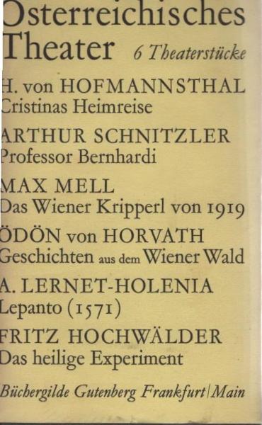 Österreichisches Theater : 6 Theaterstücke.