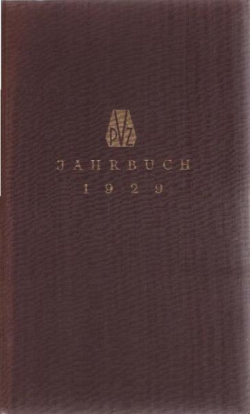 Paul Zsolnay Verlag Jahrbuch 1929