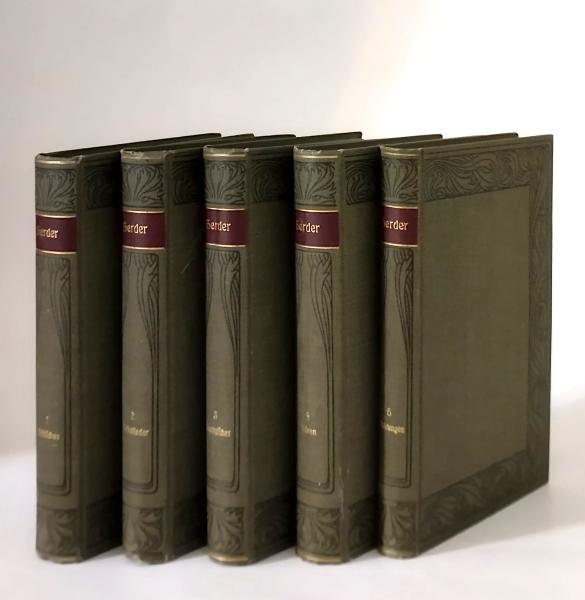 Herders Werke. 5 Bände.