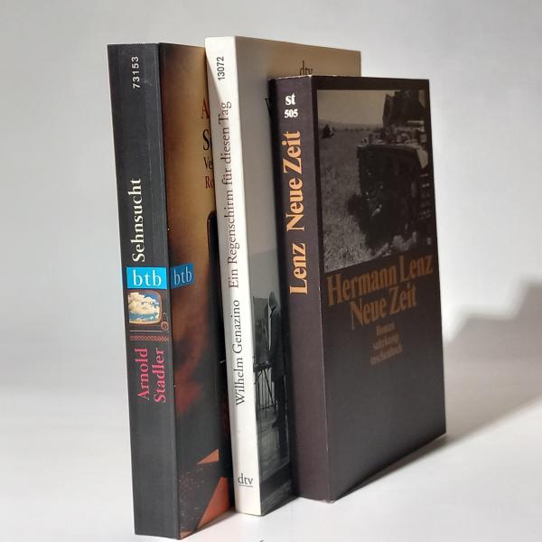 3 Autoren Georg-Büchner-Preis. 1. Arnold Stadler / 2. Wilhelm Genazino / 3. Hermann Lenz