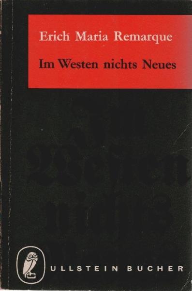 Im Westen nichts Neues.