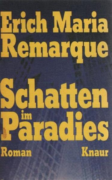 Schatten im Paradies : Roman.