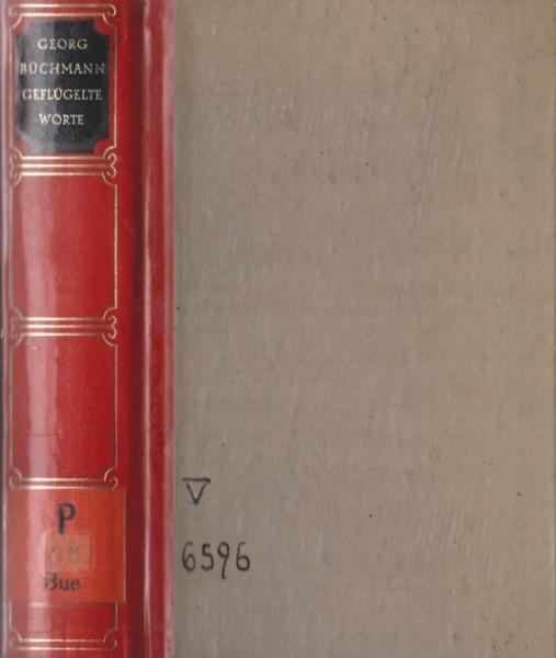 Geflügelte Worte und Zitatenschatz.