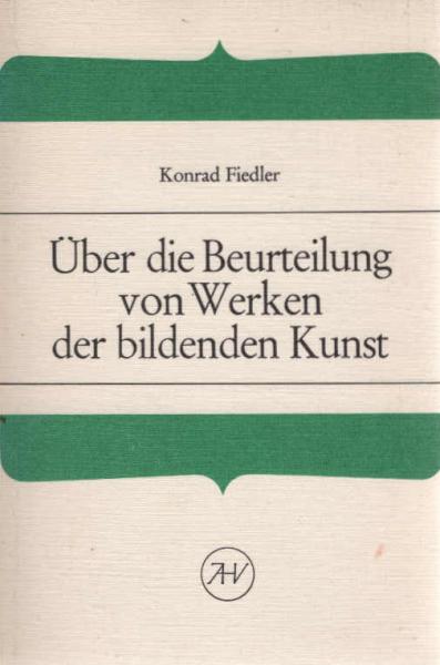 Über die Beurteilung von Werken der bildenden Kunst.