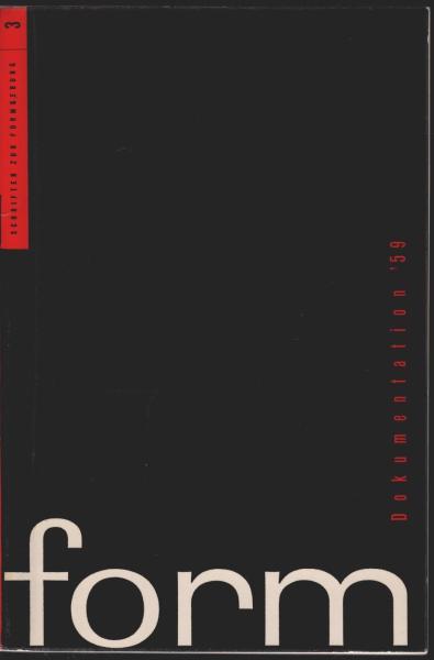 Form : Dokumentation 1959.