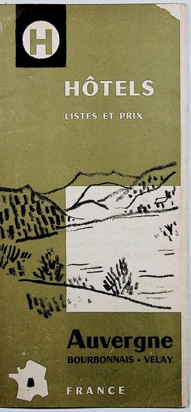 Hotels Listes et prix. Auvergne. Bourbonnais - Verlay. France.