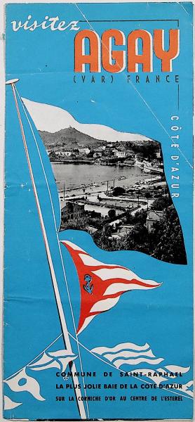Visitez Agay (Var) France. Cote D´Azur. Commune de Saint-Raphael. La Plus Jolie Baie de la Cote D´ Azur sur la Corniche D´Or au Centre de L`Esterel.