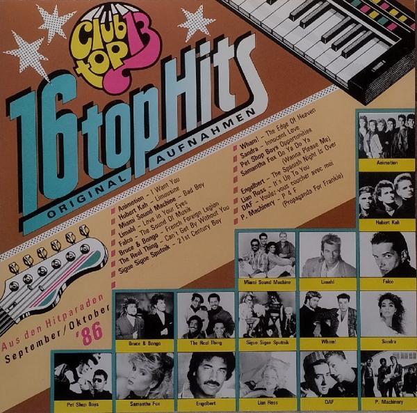 16 Top Hits - Aus Den Hitparaden September / Oktober '86 [Vinyl, LP, Compilation]