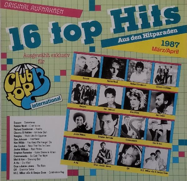 16 Top Hits International März/April 1987 [Vinyl, LP, Compilation ]