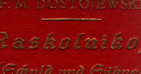 Raskolnikoff (Schuld und Sühne) : Roman.