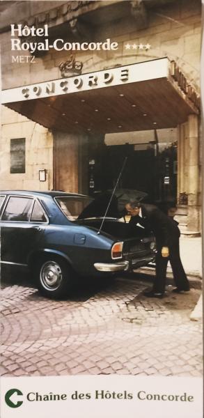 Faltblatt - Hotel Royal-Concorde.