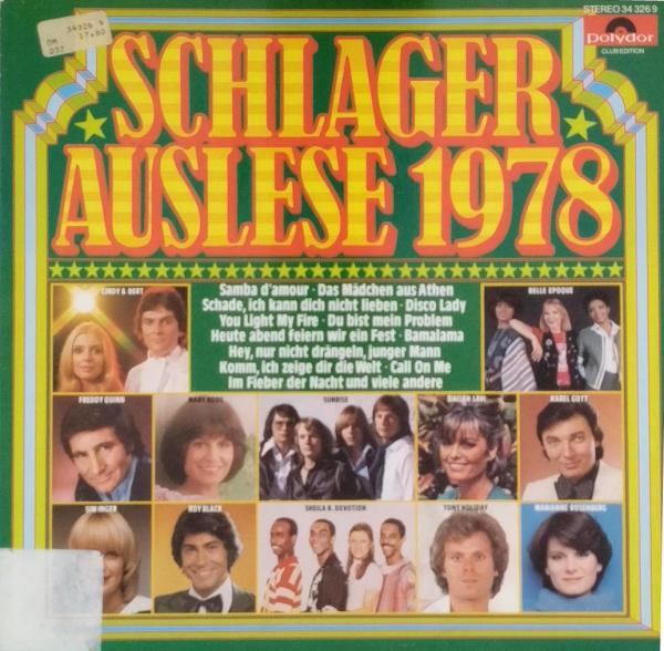 Schlager Auslese 1978 [Vinyl, LP, Compilation, Club Edition]