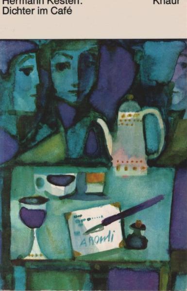 Dichter im Café.