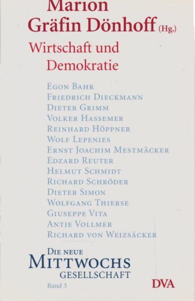 Wirtschaft und Demokratie.