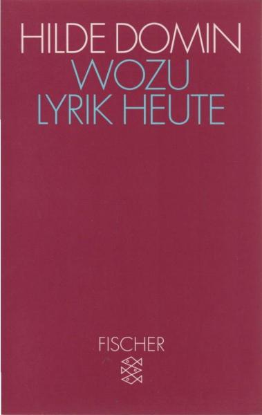 Wozu Lyrik heute : Dichtung und Leser in der gesteuerten Gesellschaft.