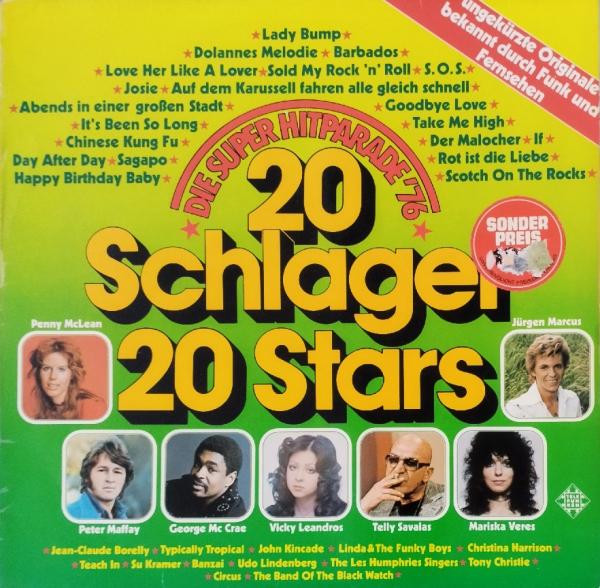 Die Super Hitparade '76 20 Schlager 20 Stars [Vinyl, LP, Compilation]