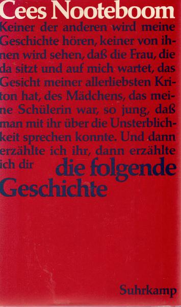 Die folgende Geschichte.