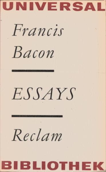 Ausgewählte Essays.