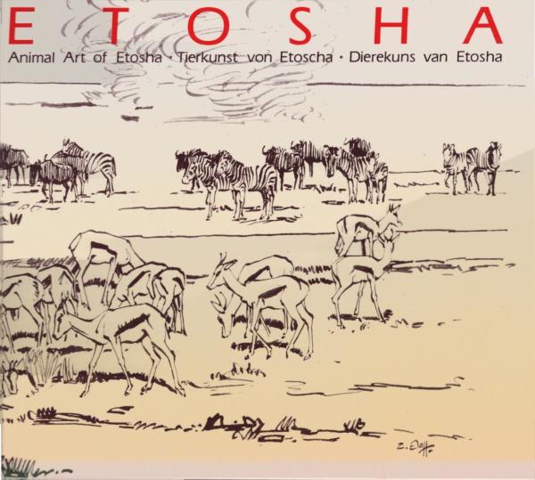 Animal Art of Etosha. Tierkunst von Etoscha. Dierekuns van Etaosha