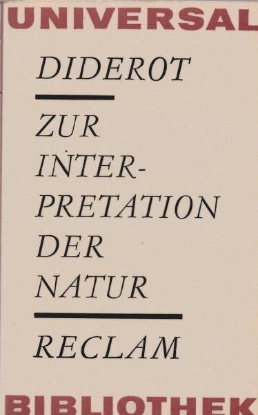 Gedanken zur Interpretation der Natur : Philosophische Grundsätze über Materie und Bewegung.