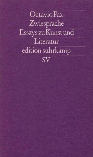 Zwiesprache : Essays zu Kunst u. Literatur.