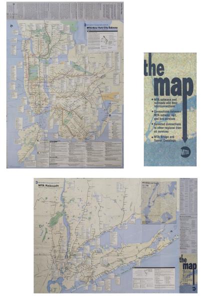 The Map. MTA New York City subway and railroads