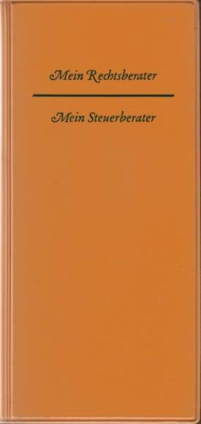 Mein Rechtsberater, mein Steuerberater.