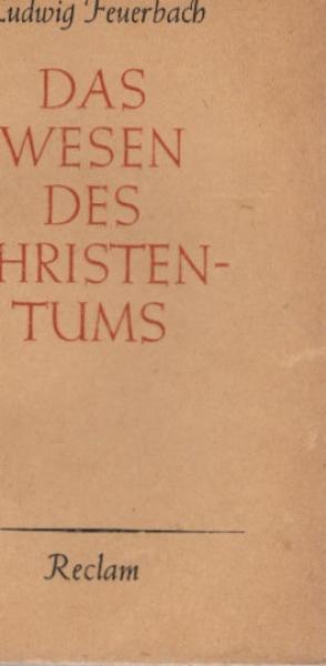 Das Wesen des Christentums.