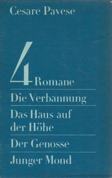 4 Bücher im Schuber. 1. Die Verbannung. Roman. 2. Das Haus auf der Höhe. Roman 3. Der Genosse. Roman 4. Junger Mond. Roman