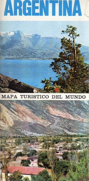Argentina. Mapa Turistico del Mundo. [Faltprospekt]