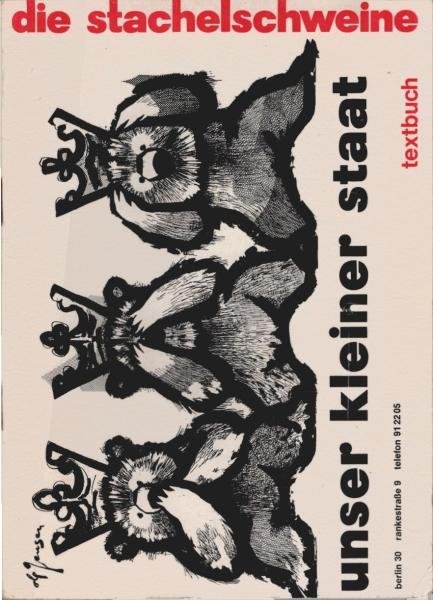 Die Stachelschweine: Unser kleiner Staat. Textbuch des 31. Programms