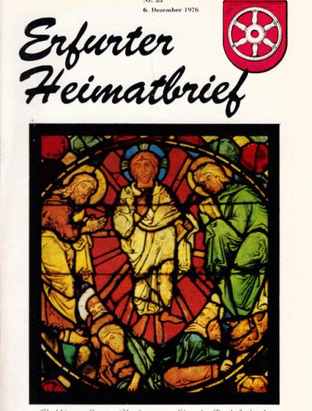 Erfurter Heimatbrief Nr. 33. 6. Dezember, 1976.