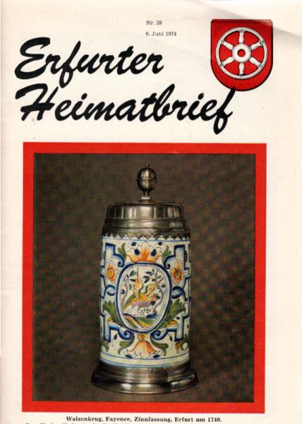 Erfurter Heimatbrief Nr. 28. 6. Juni, 1974