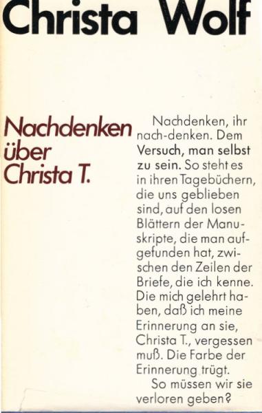 Nachdenken über Christa T.
