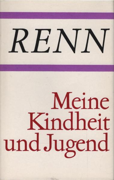 Meine Kindheit und Jugend.