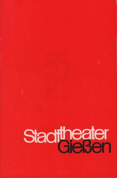 Stadttheater Gießen 1966-67; Heft 11: Bertolt Brecht. Schweyk im Zweiten Weltkrieg