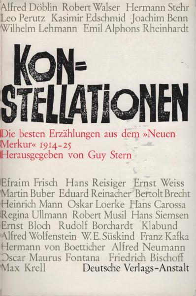 Konstellationen : Die besten Erzählungen aus d. Neuen Merkur 1914 - 1925.