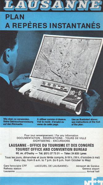 Lausanne Plan a repères instantanés.