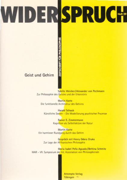 Widerspruch : Münchener Zeitschrift für Philosophie. 16. Jahrgang 1996 ; 29., Globalisierung