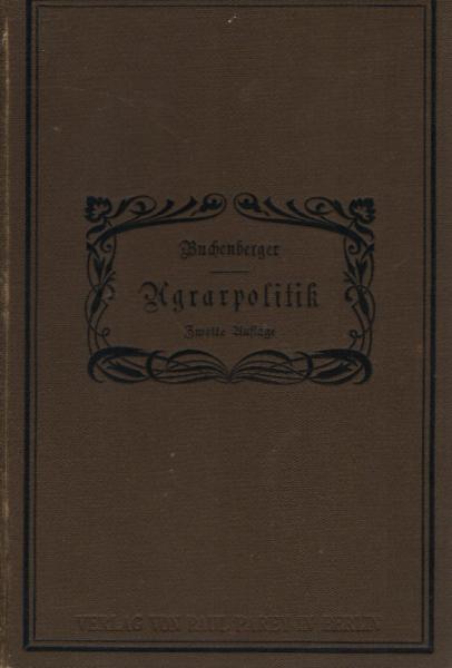 Grundzüge der deutschen Agrarpolitik