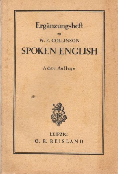 Ergänzungsheft zu True-Jespersen Spoken English