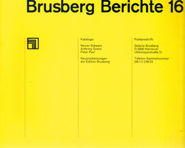 Brusberg Berichte 16.