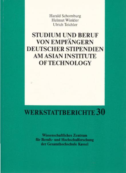 Studium und Beruf von Empfängern deutscher Stipendien am Asian Institute of Technology.