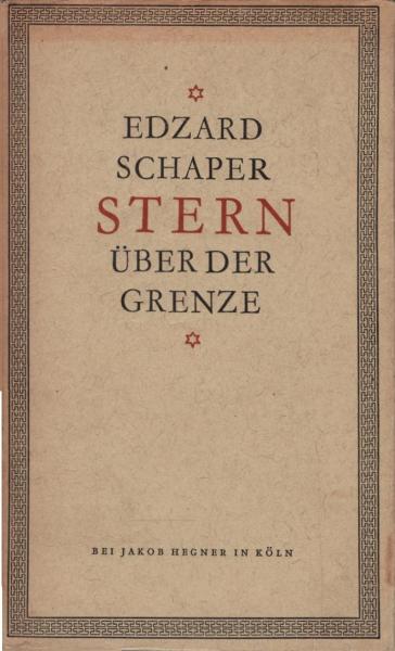 Stern über der Grenze : [Erzählung].