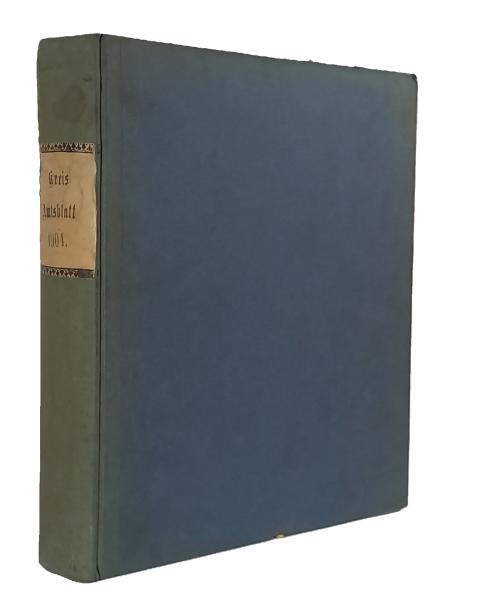 Königlich Bayerisches Amtsblatt der Oberpfalz und von Regensburg 1904.