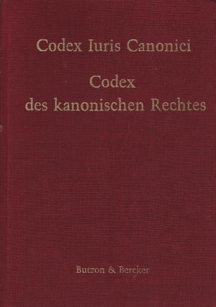 Codex des kanonischen Rechtes : mit Sachverz.