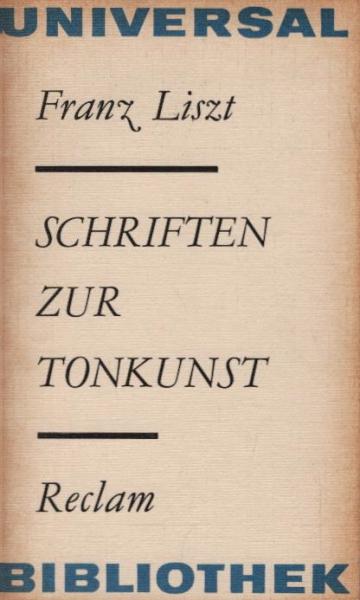 Schriften zur Tonkunst.