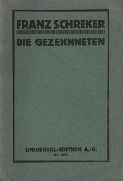 Die Gezeichneten : Oper in drei Aufzügen.