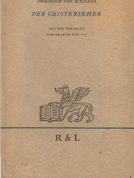 Der Geisterseher : Aus den Papieren des Grafen von O.