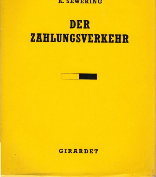 Der Zahlungsverkehr.